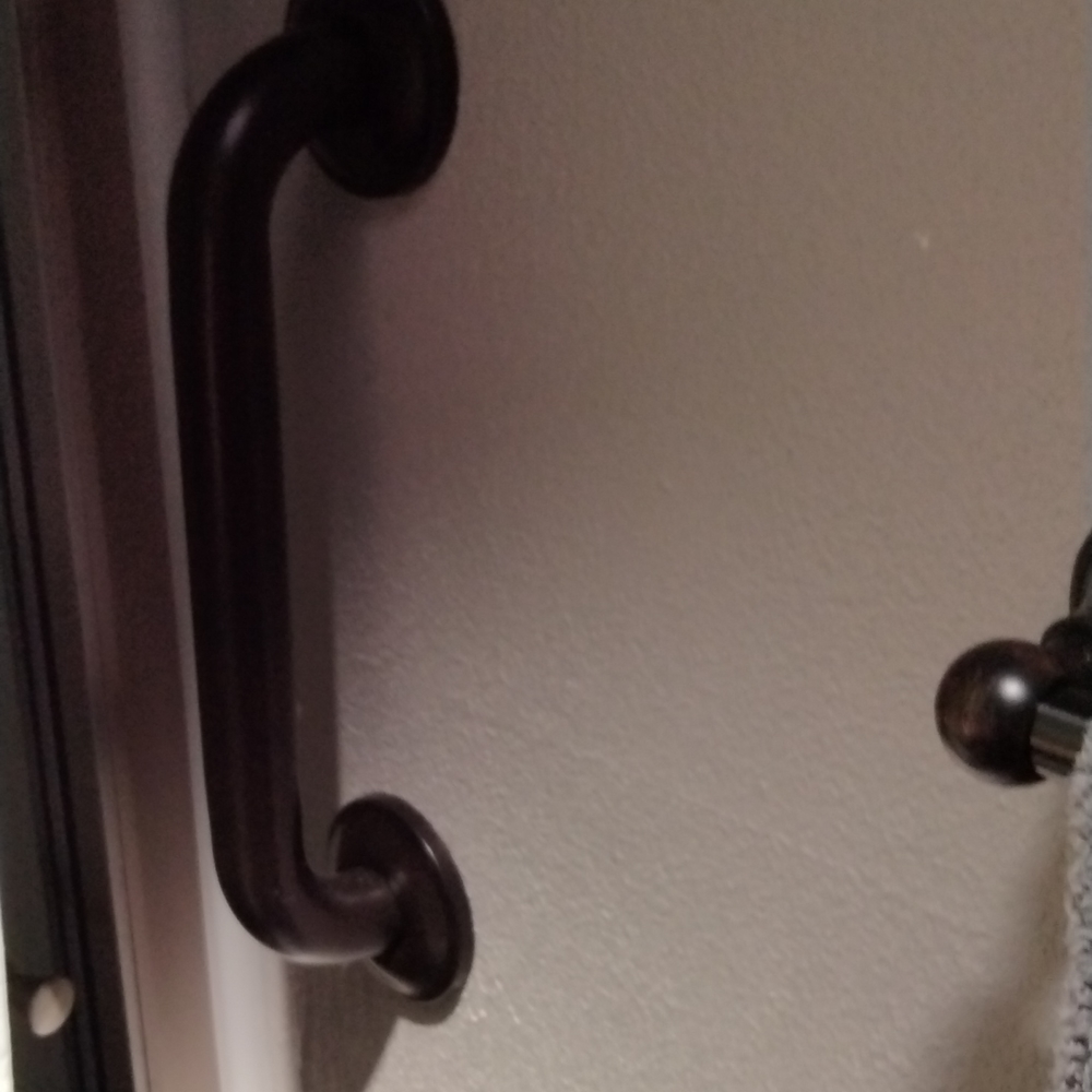 Metal Bronze Grab Bar 12"
